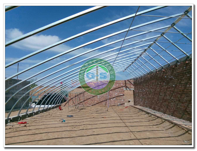 【歌珊溫室】完工后的寧夏海原縣節能日光溫室大棚